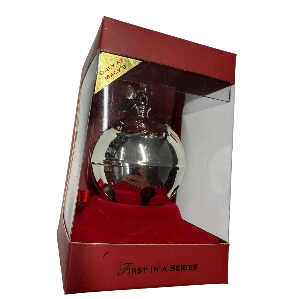 Lenox 2008 Annual Holiday Sleigh Bell Ornament First in Series Macys Exclusive